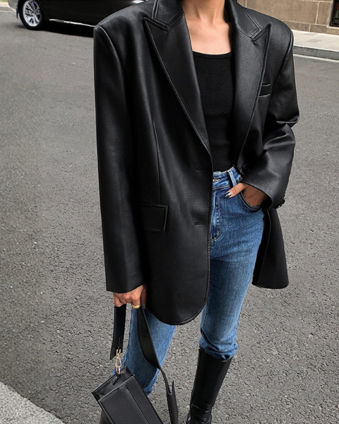 Blazer Donna da Sera Strutturato Sartoriale Linee Pulite