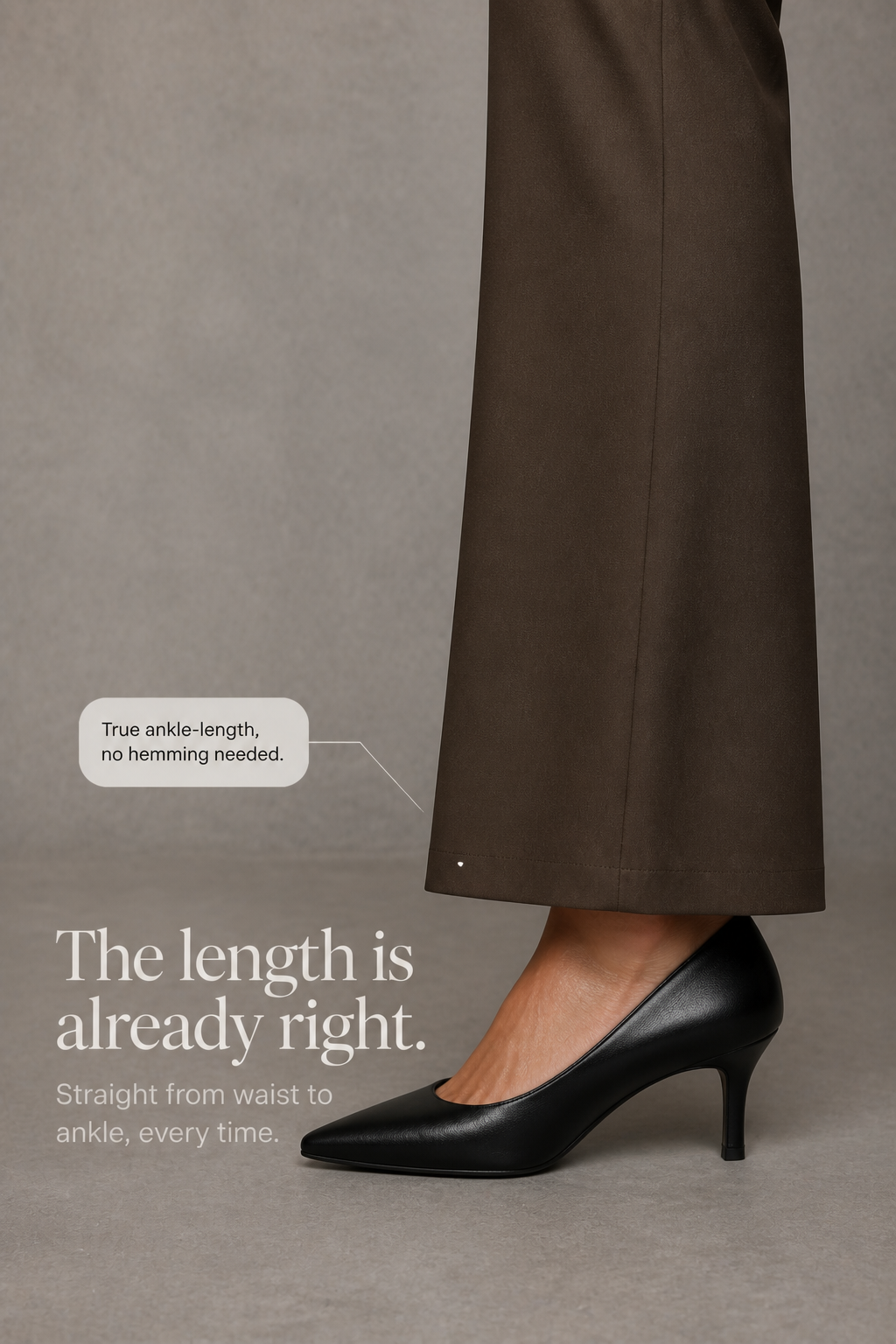 Pantaloni Donna Palazzo a Vita Alta Eleganti Fascia Larga