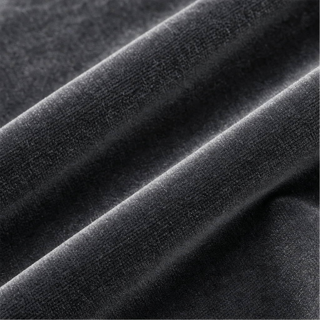 Pantaloni Donna Palazzo Effetto Velluto Vita Alta Elasticizzati