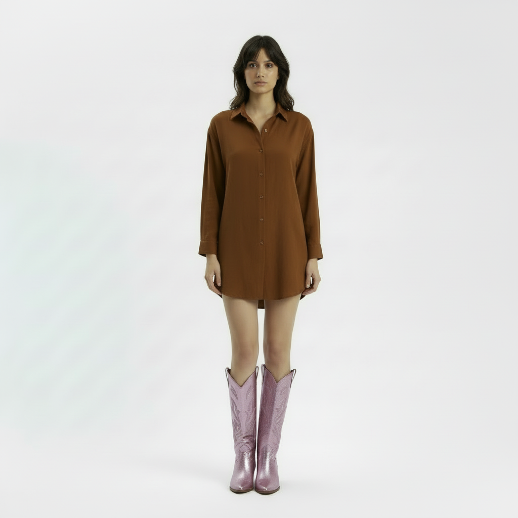 Aurazio Stivaletti Tacco Medio Stilosi Comfort Fashion per Donna