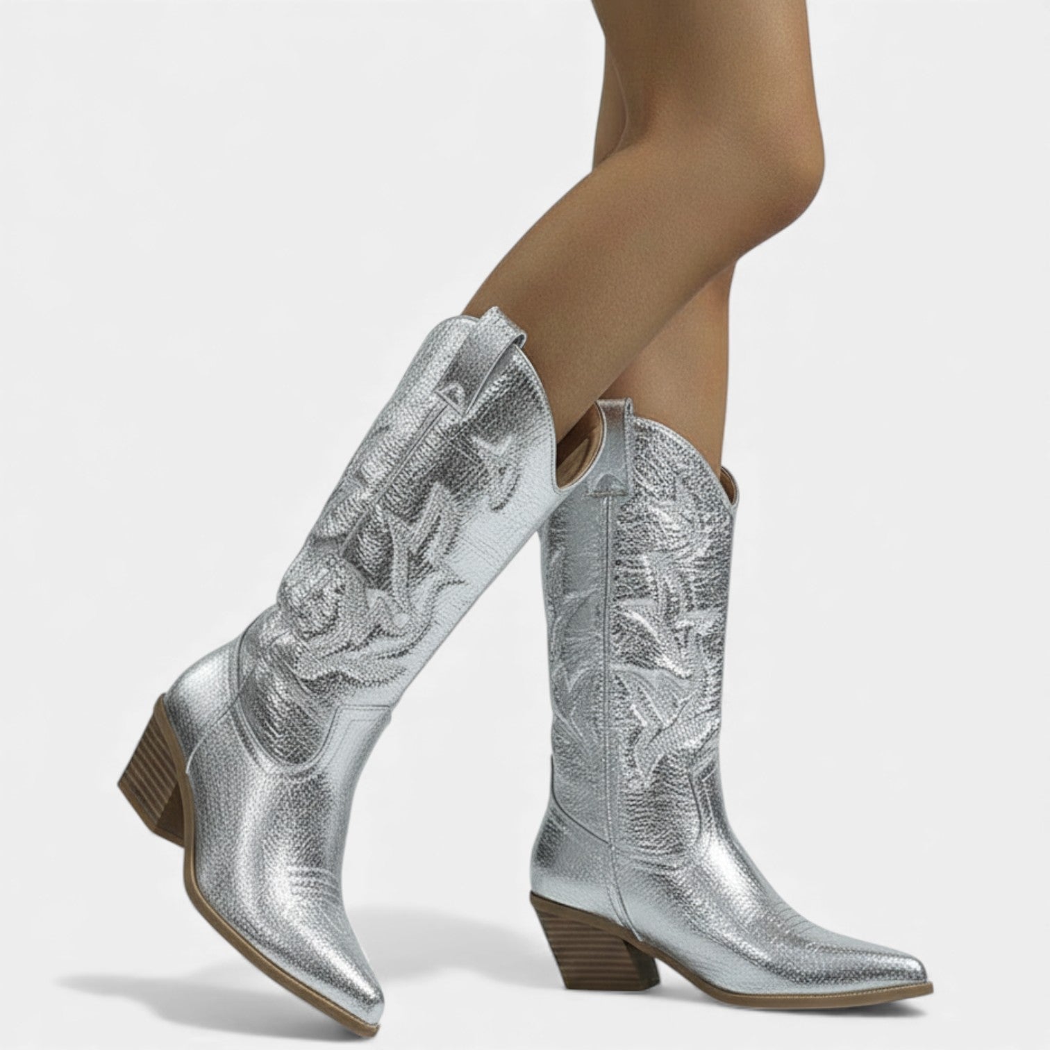 Aurazio Stivaletti Tacco Medio Stilosi Comfort Fashion per Donna