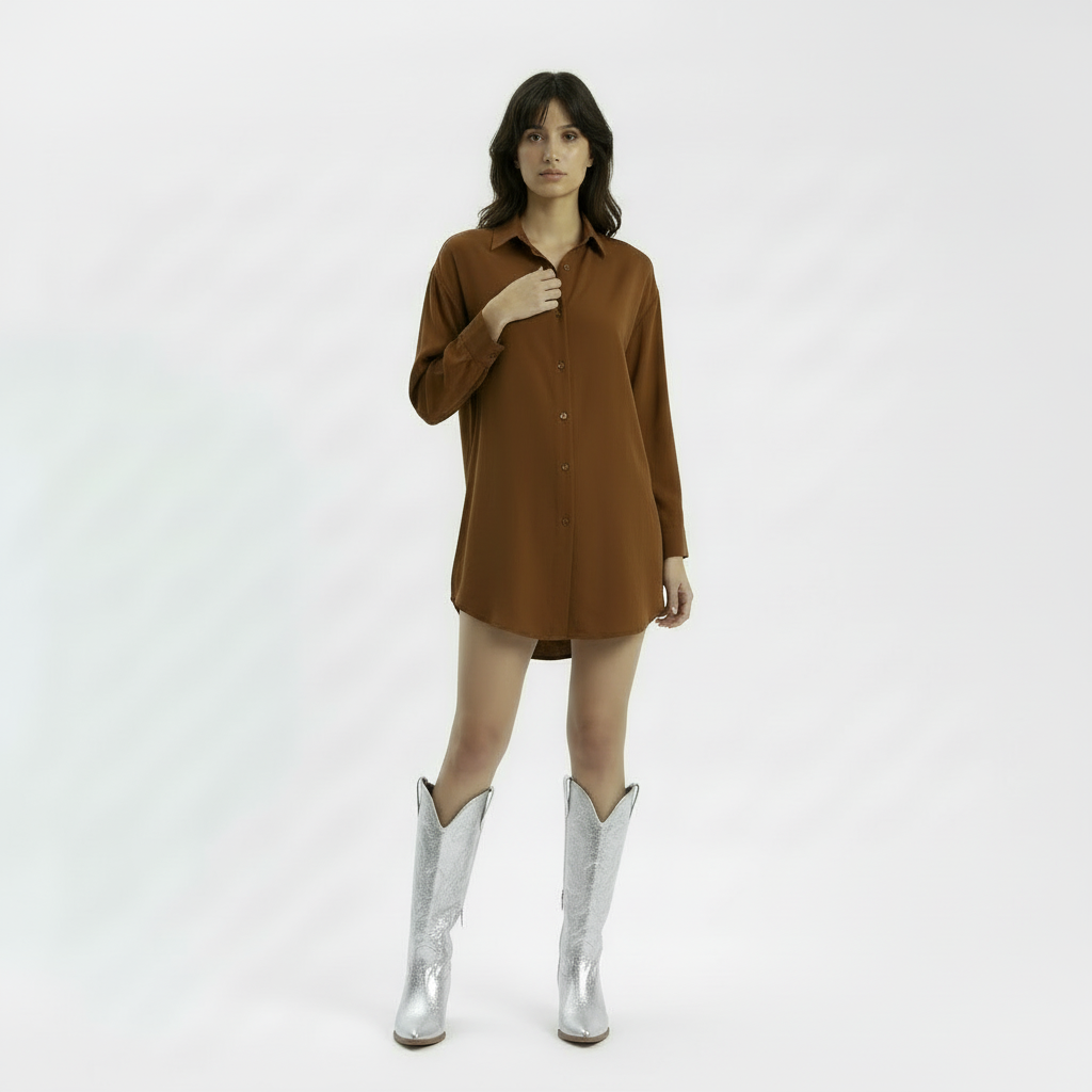 Aurazio Stivaletti Tacco Medio Stilosi Comfort Fashion per Donna