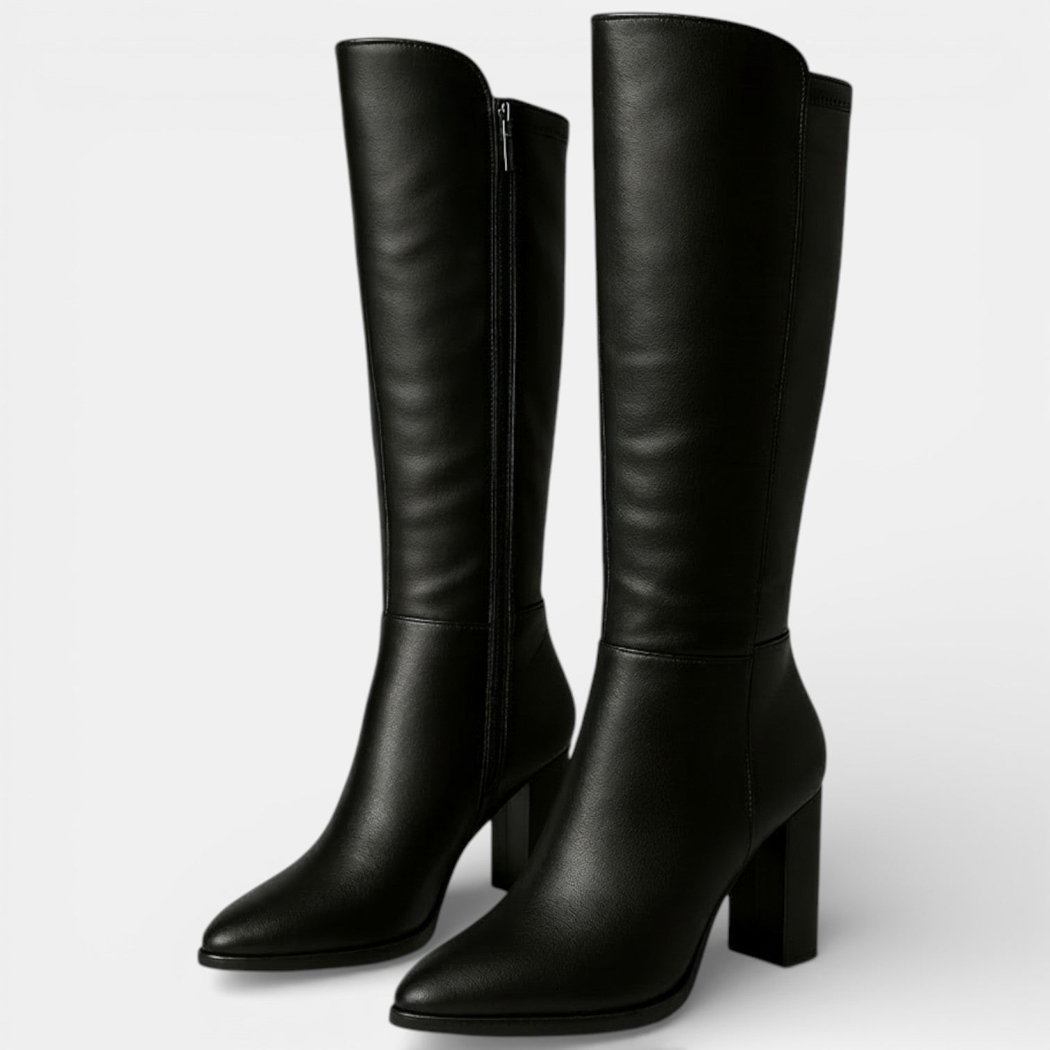 Aurazio Stivali Alti Ecopelle Comfort Versatili per Donna