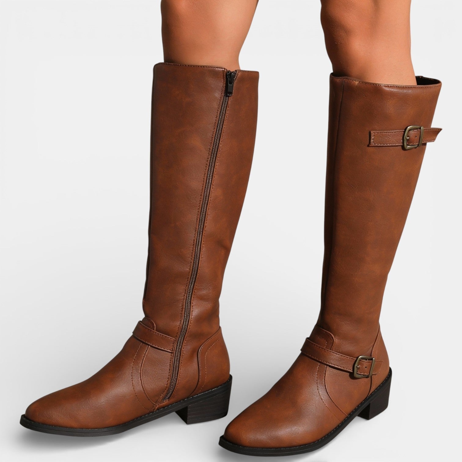 Aurazio Stivali Sopra Ginocchio Premium Lusso Eleganza per Donna
