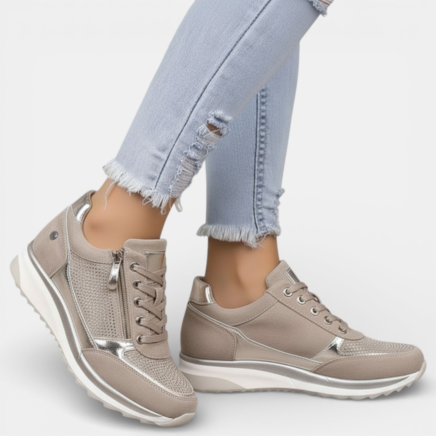 Scarpe Donna Platform Lucide Ortopediche Glamour