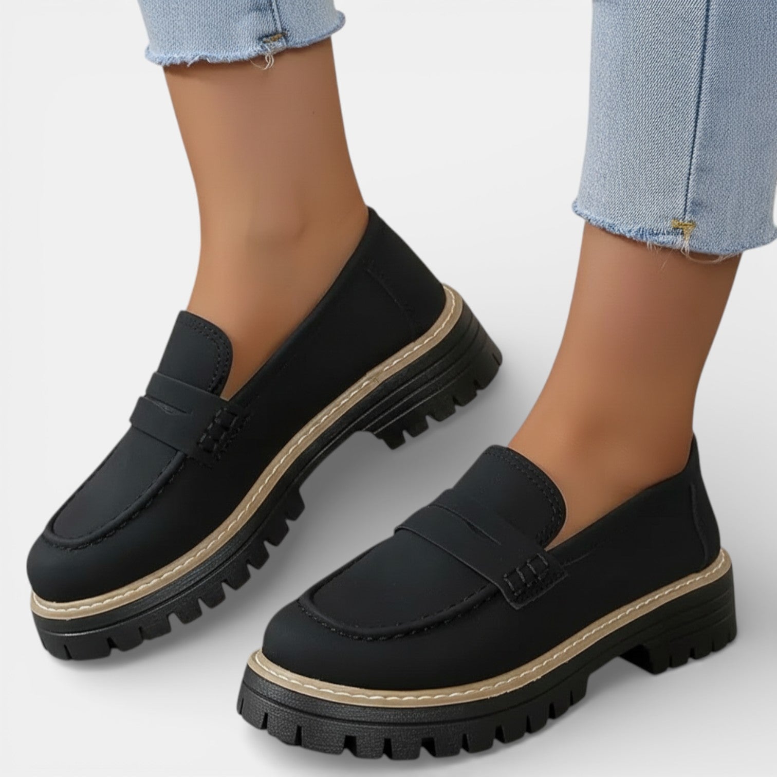 Aurazio Scarpe Ortopediche Piatte Suola Ammortizzante per Donna
