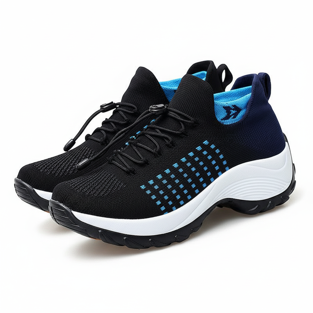 Aurazio Sneakers Calzino Ortopediche Tomaia Elastica per Donna