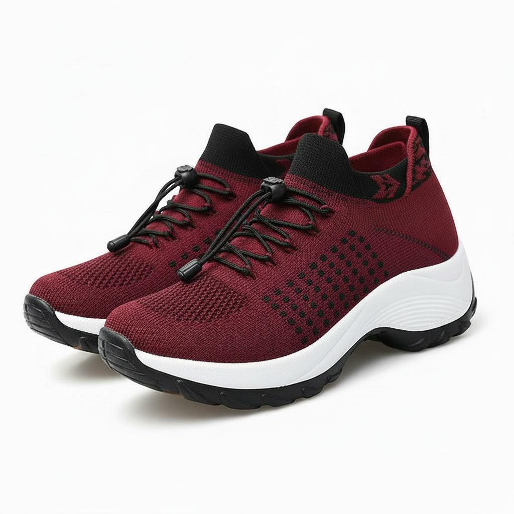 Aurazio Sneakers Calzino Ortopediche Tomaia Elastica per Donna