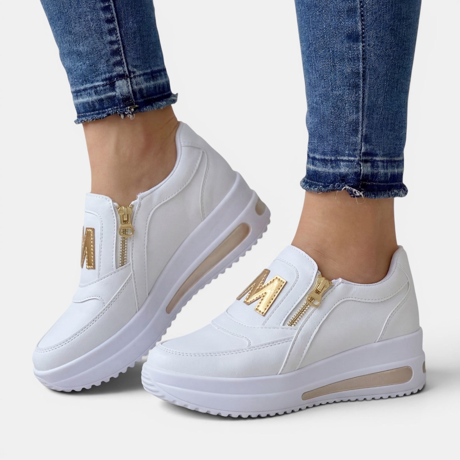 Aurazio Sneakers Ortopediche Comfort Premium Suola Tecnica per Donna