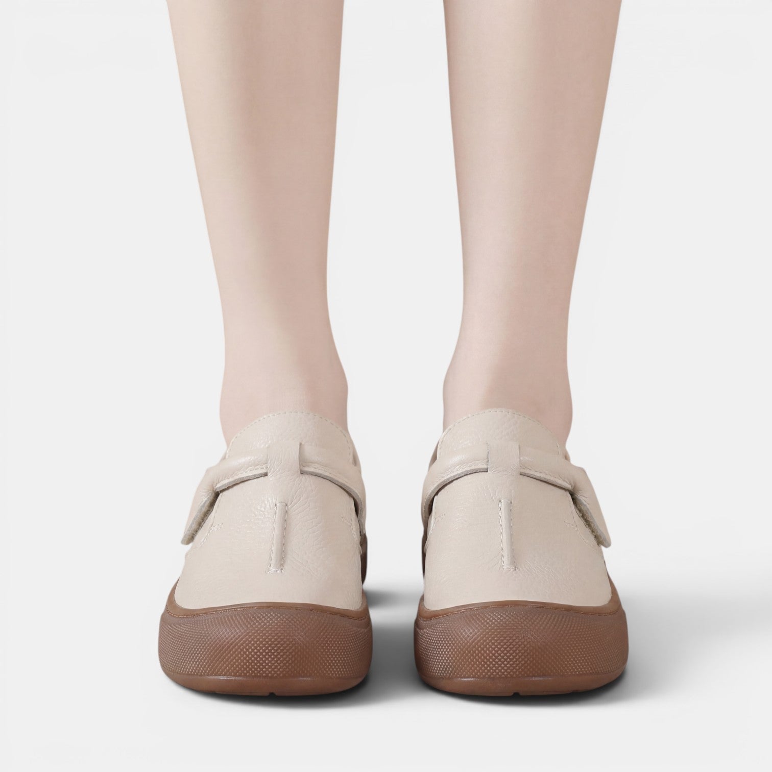 Aurazio Scarpe Pelle Ortopediche Suola Tecnica per Donna