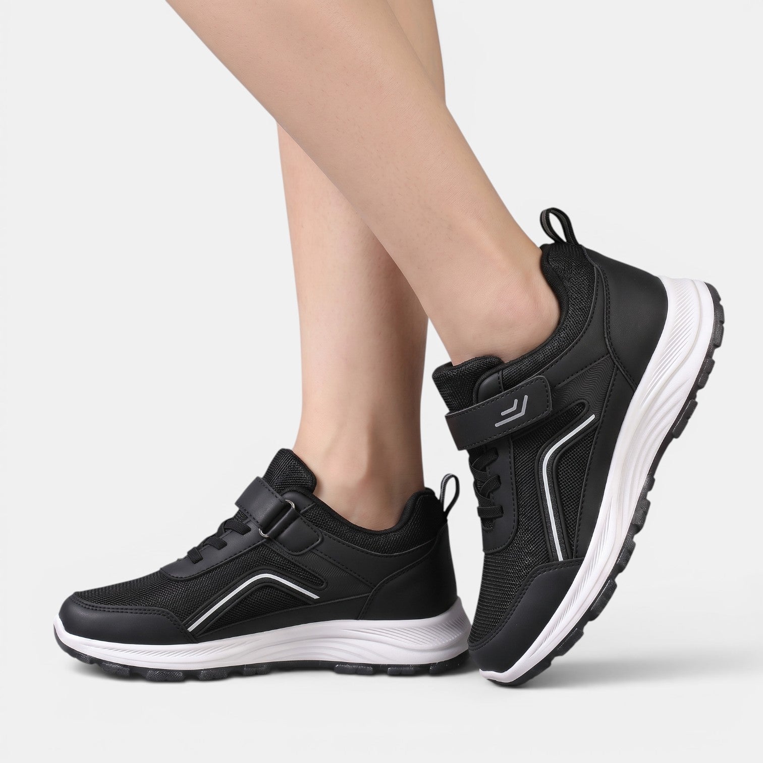 Aurazio Sneakers Morbide Ortopediche Tomaia Flessibile per Donna