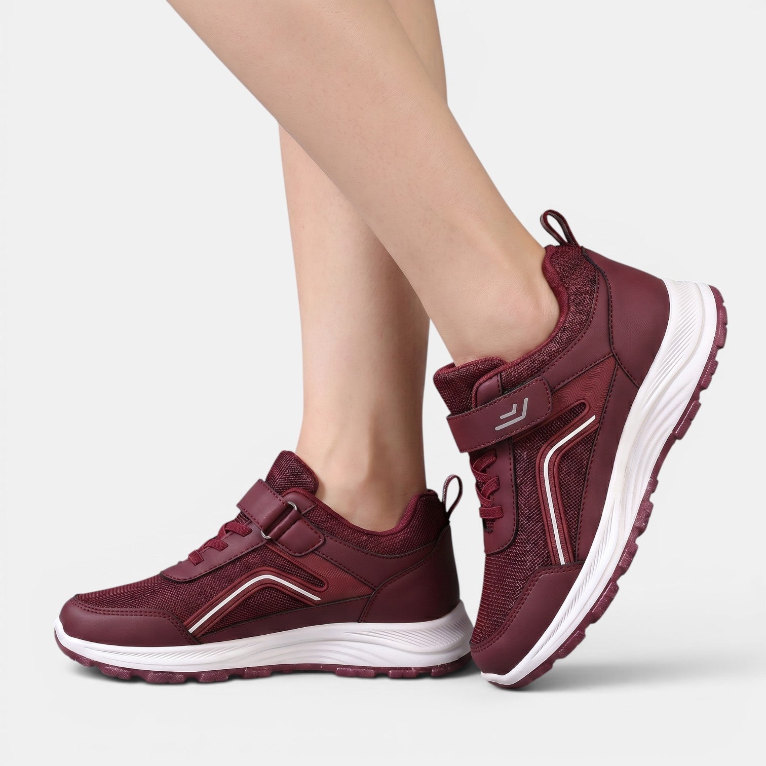 Aurazio Sneakers Morbide Ortopediche Tomaia Flessibile per Donna