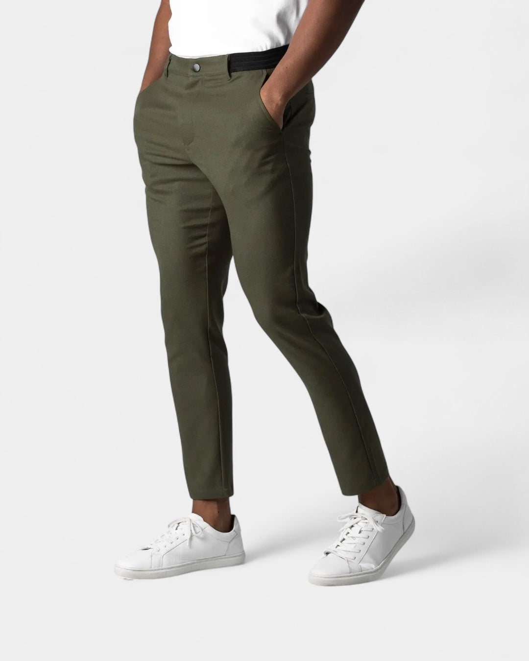 Aurazio Pantaloni Eleganti Uomo Stretch