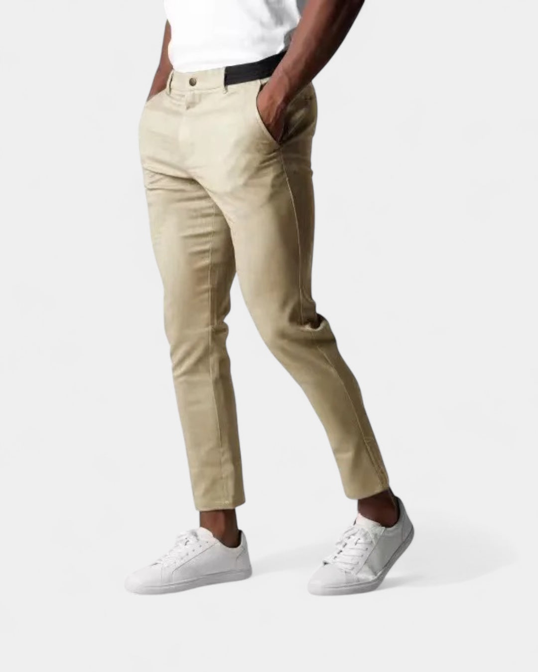 Aurazio Pantaloni Eleganti Uomo Stretch