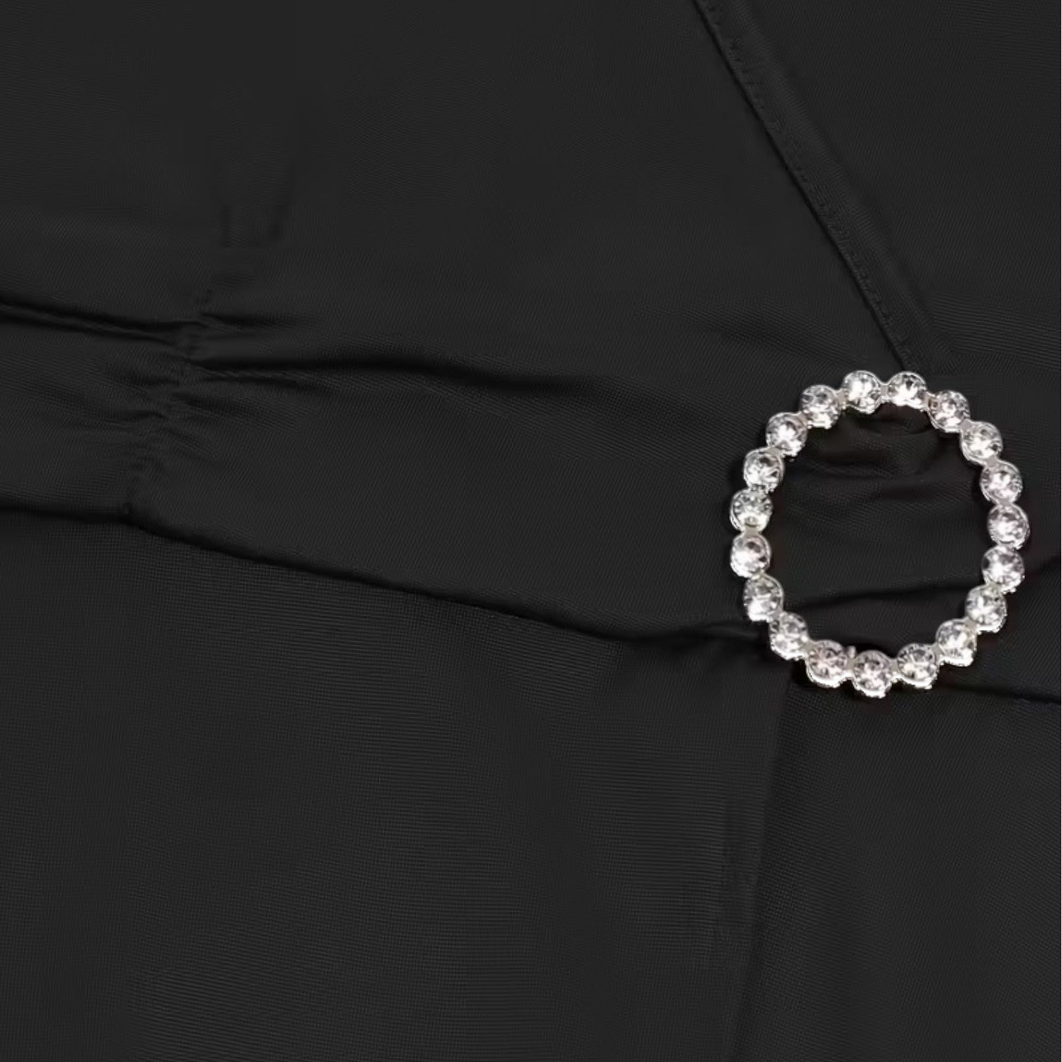 Abito Donna a Portafoglio Scollo a V Cerimonia Elegante