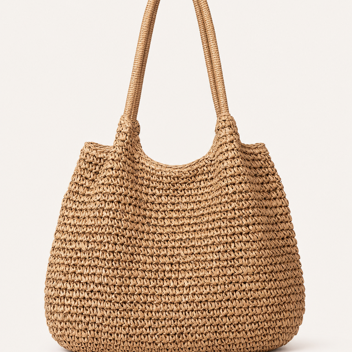 Borsa Donna Tote Intrecciata Oversize Doppi Manici
