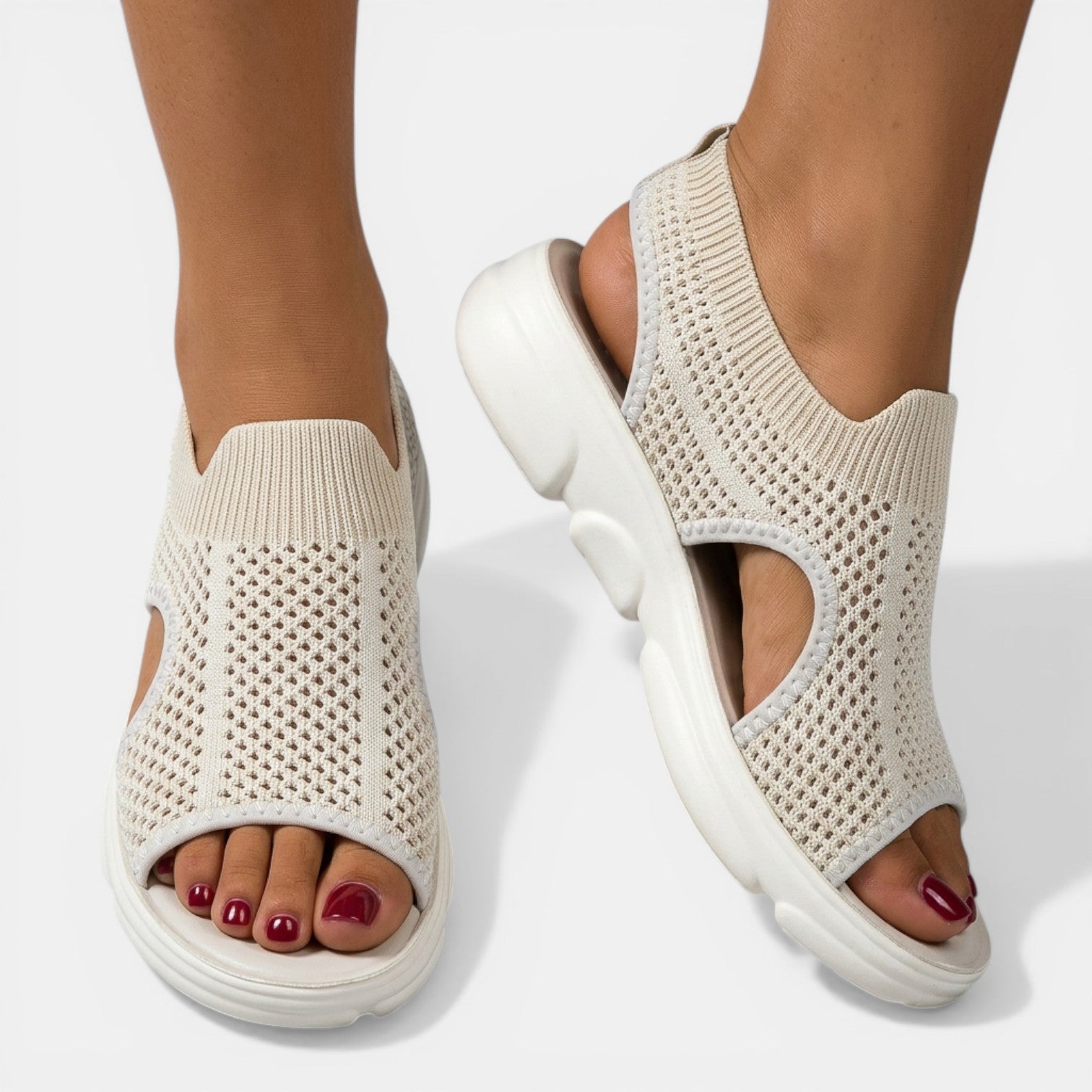 Aurazio Sandali Ortopedici Traspiranti Design Tecnico per Donna