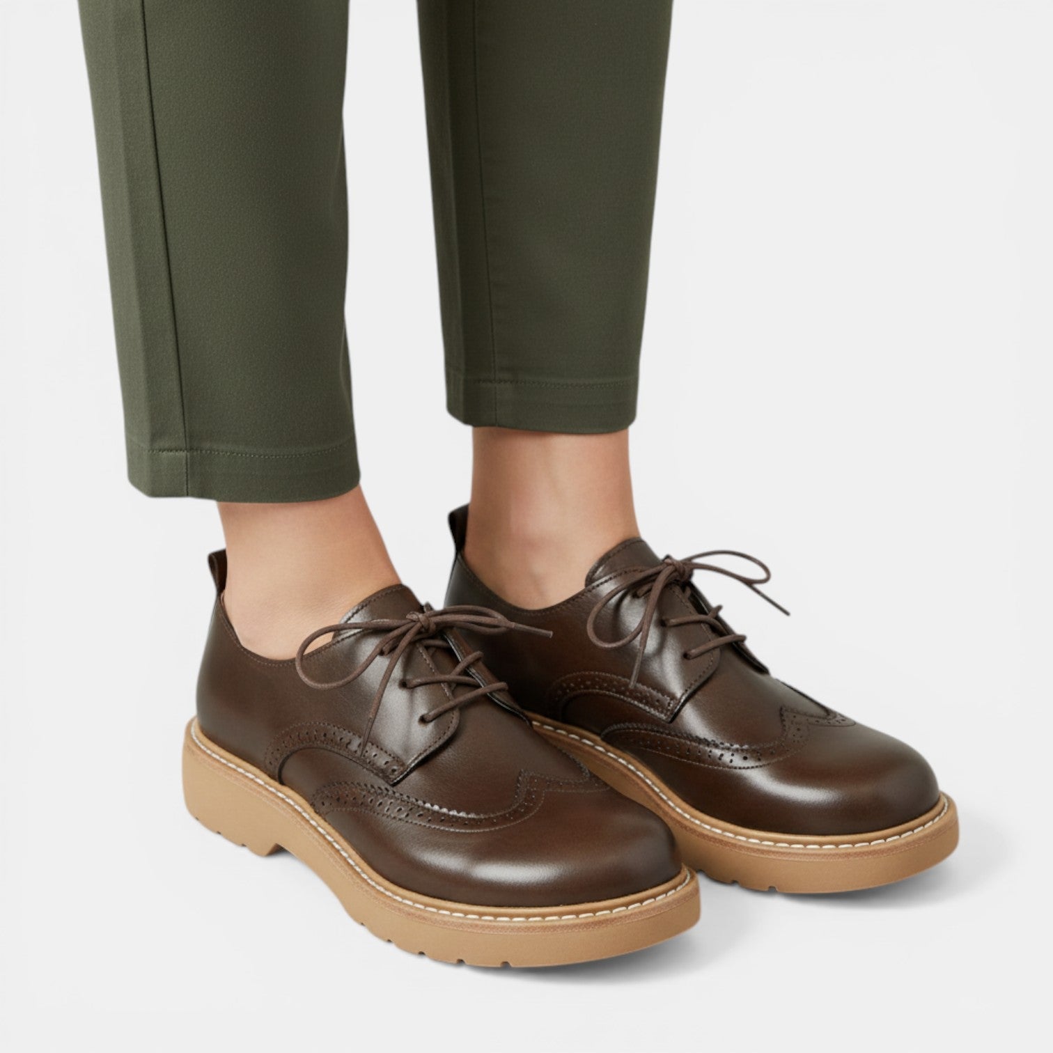 Scarpe Donna Stringate Oxford Ortopediche Eleganti