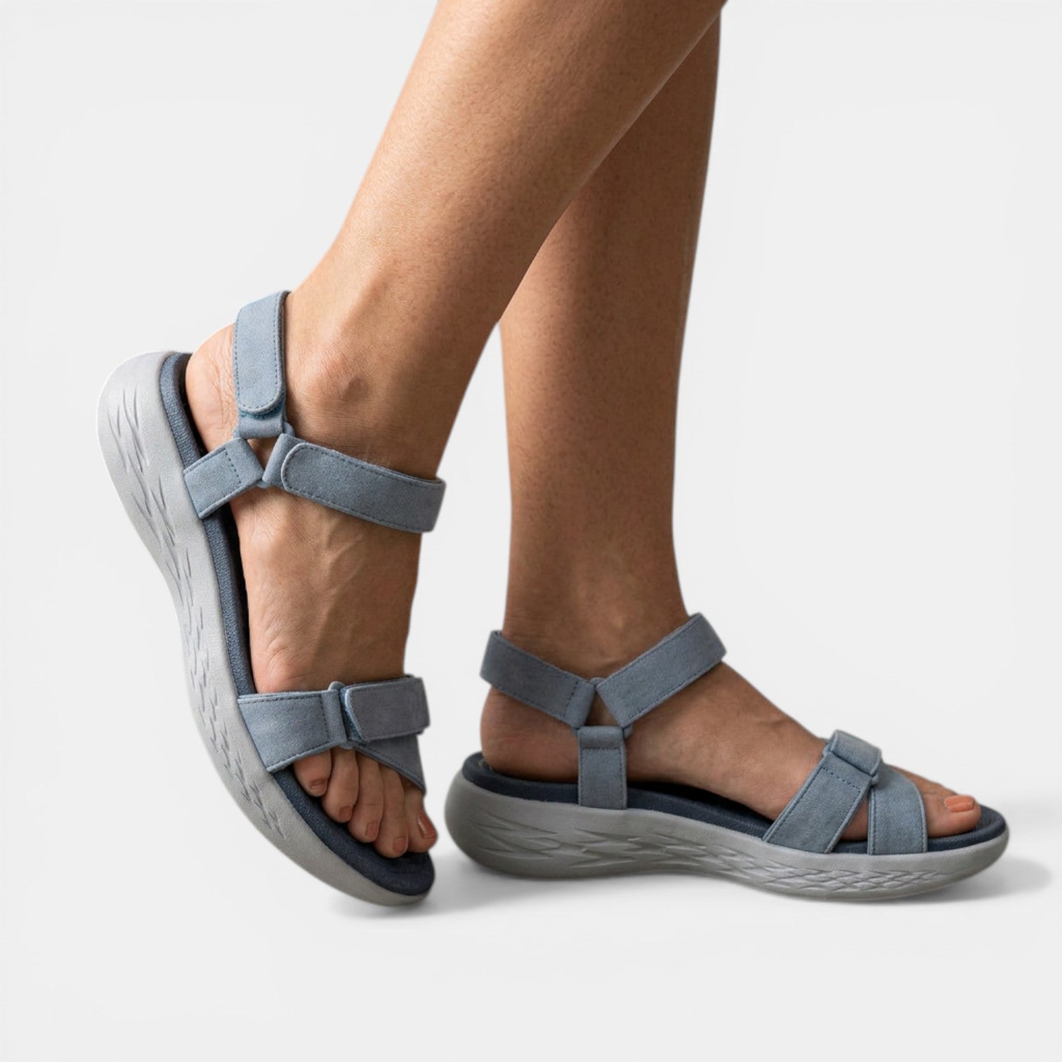 Aurazio Sandali Zeppa Ortopedici Supporto Ergonomico per Donna