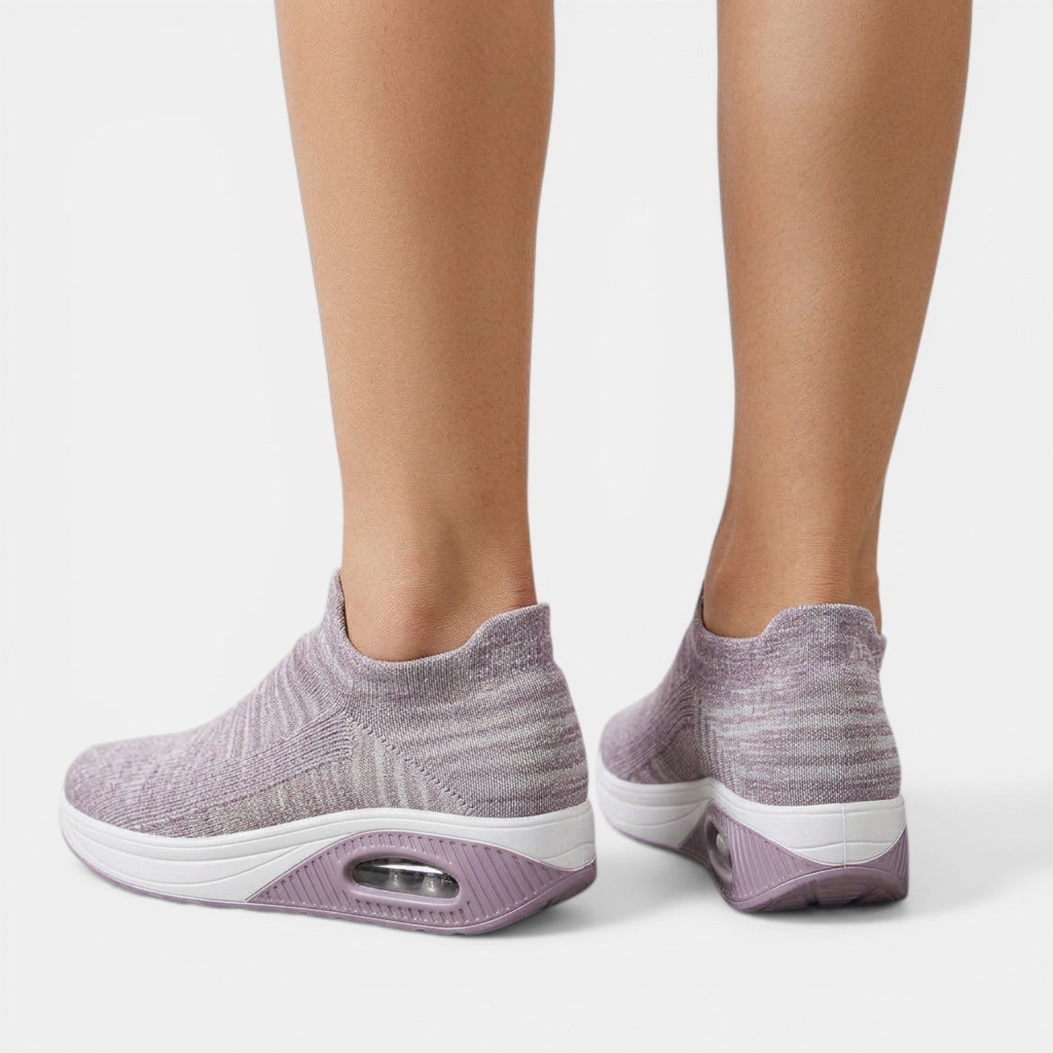 Aurazio Sneakers Slip-On Ortopediche Tomaia Elastica per Donna