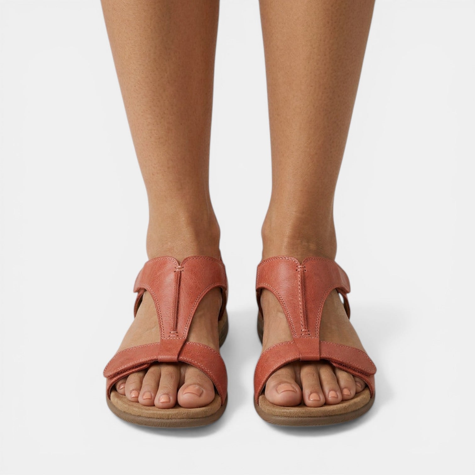 Sandali Donna Platform con Velcro Regolabili Comodi
