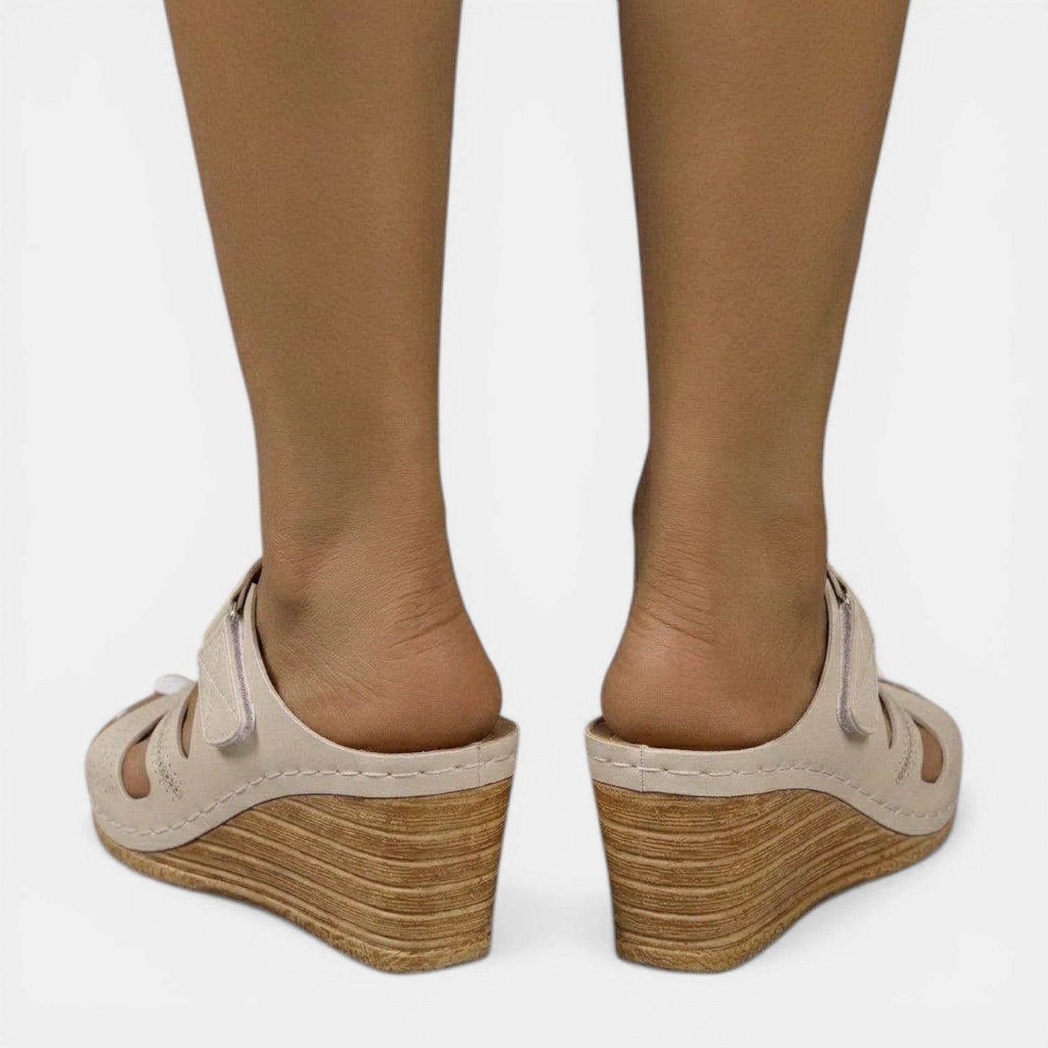 Aurazio Sandali Zeppa Ortopedici Supporto Ergonomico per Donna