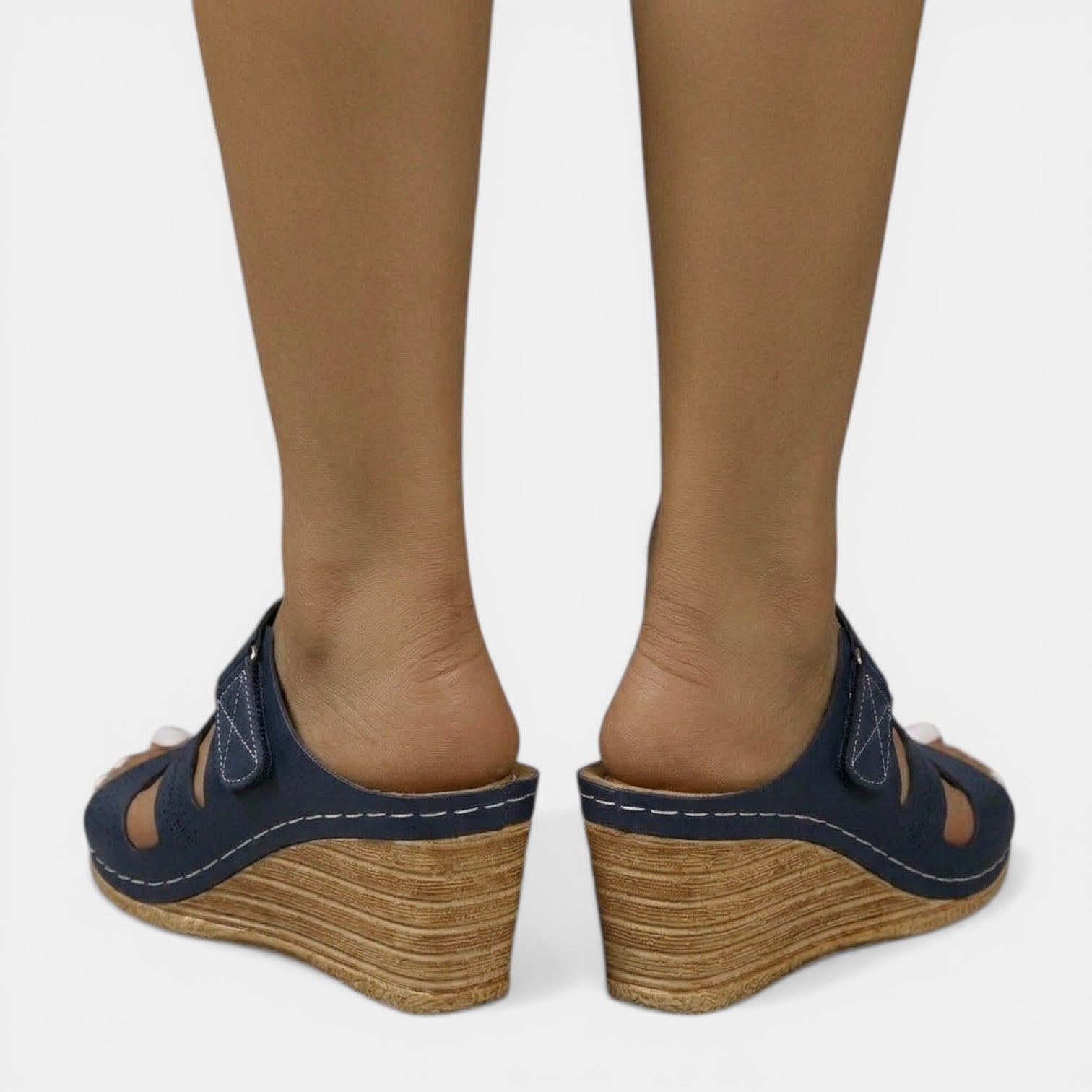 Aurazio Sandali Zeppa Ortopedici Supporto Ergonomico per Donna