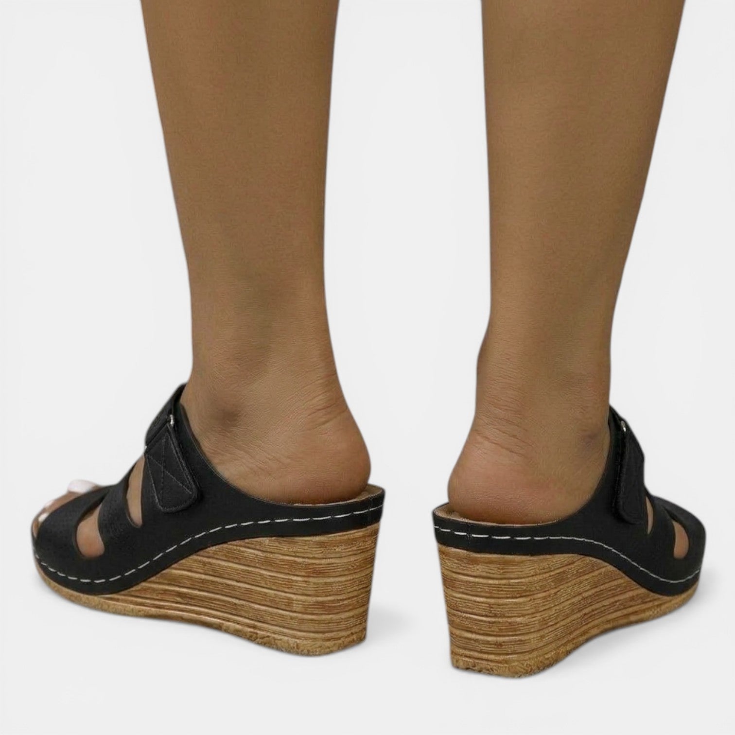 Aurazio Sandali Zeppa Ortopedici Supporto Ergonomico per Donna