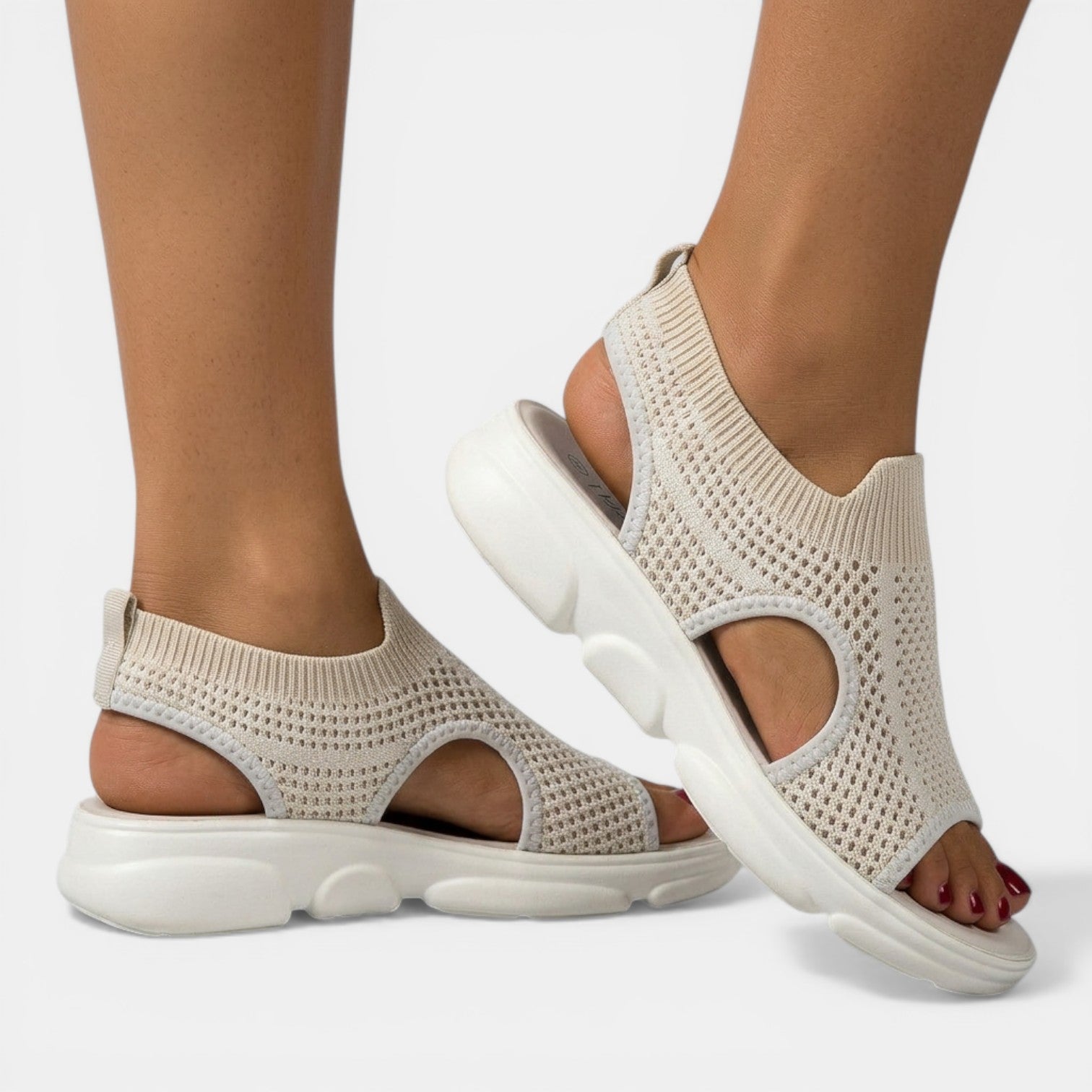 Aurazio Sandali Ortopedici Traspiranti Design Tecnico per Donna