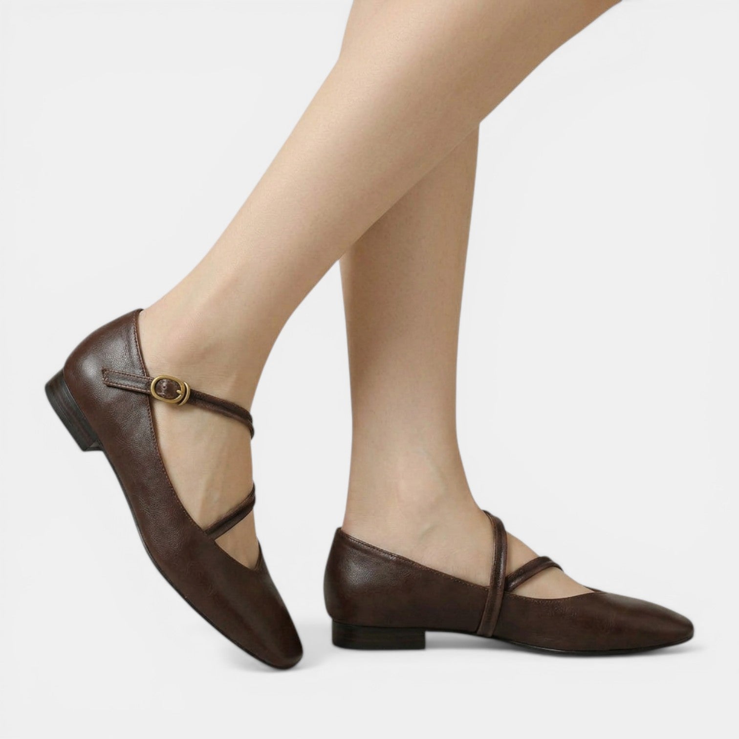 Ballerine Donna Mary Jane in Pelle Classiche