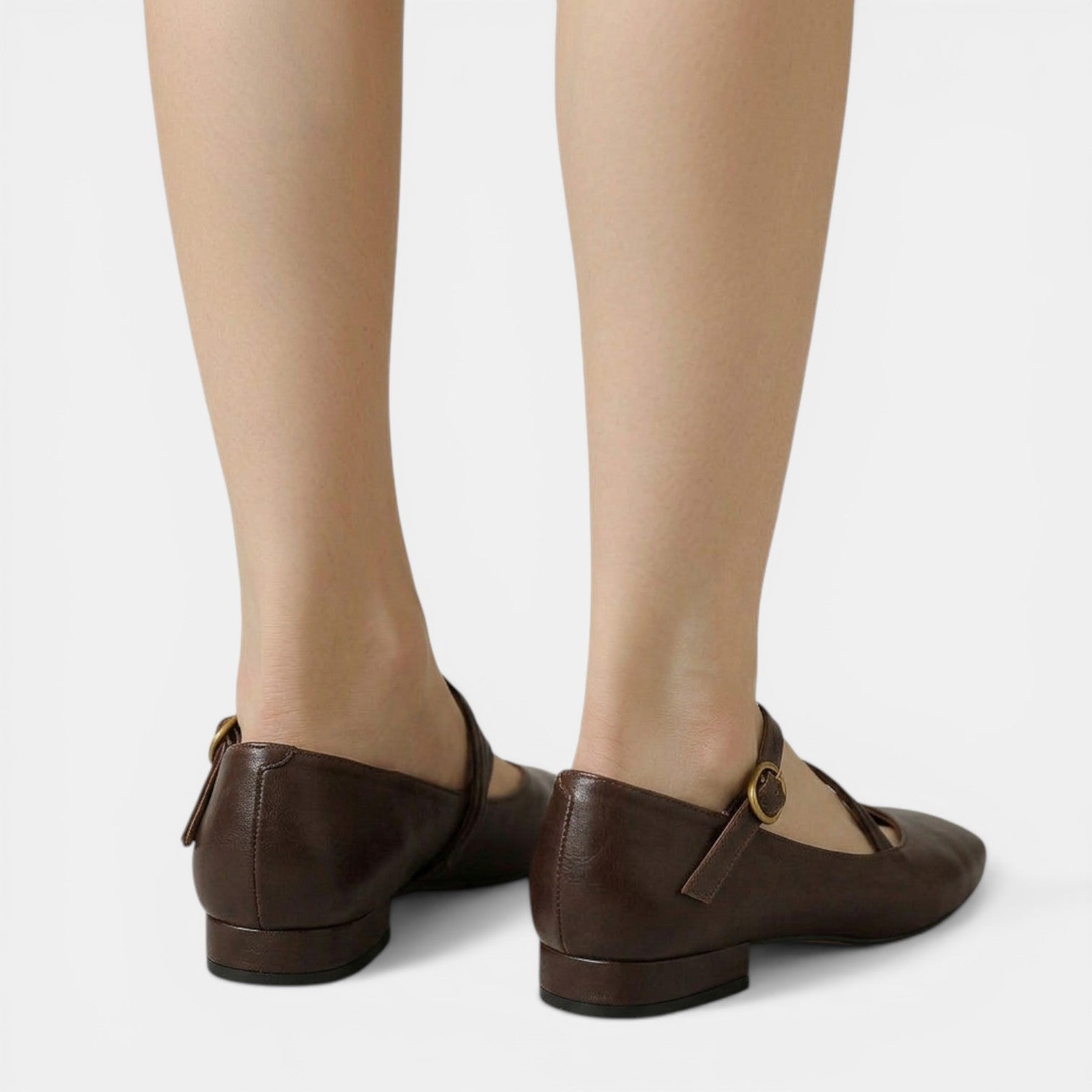 Aurazio Ballerine Mary Jane Pelle Classiche per Donna