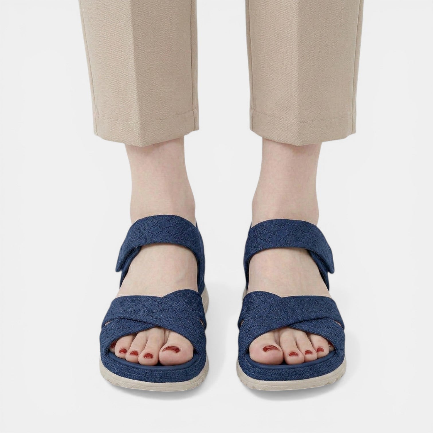 Aurazio Sandali Estivi Ortopedici Design Aperto per Donna