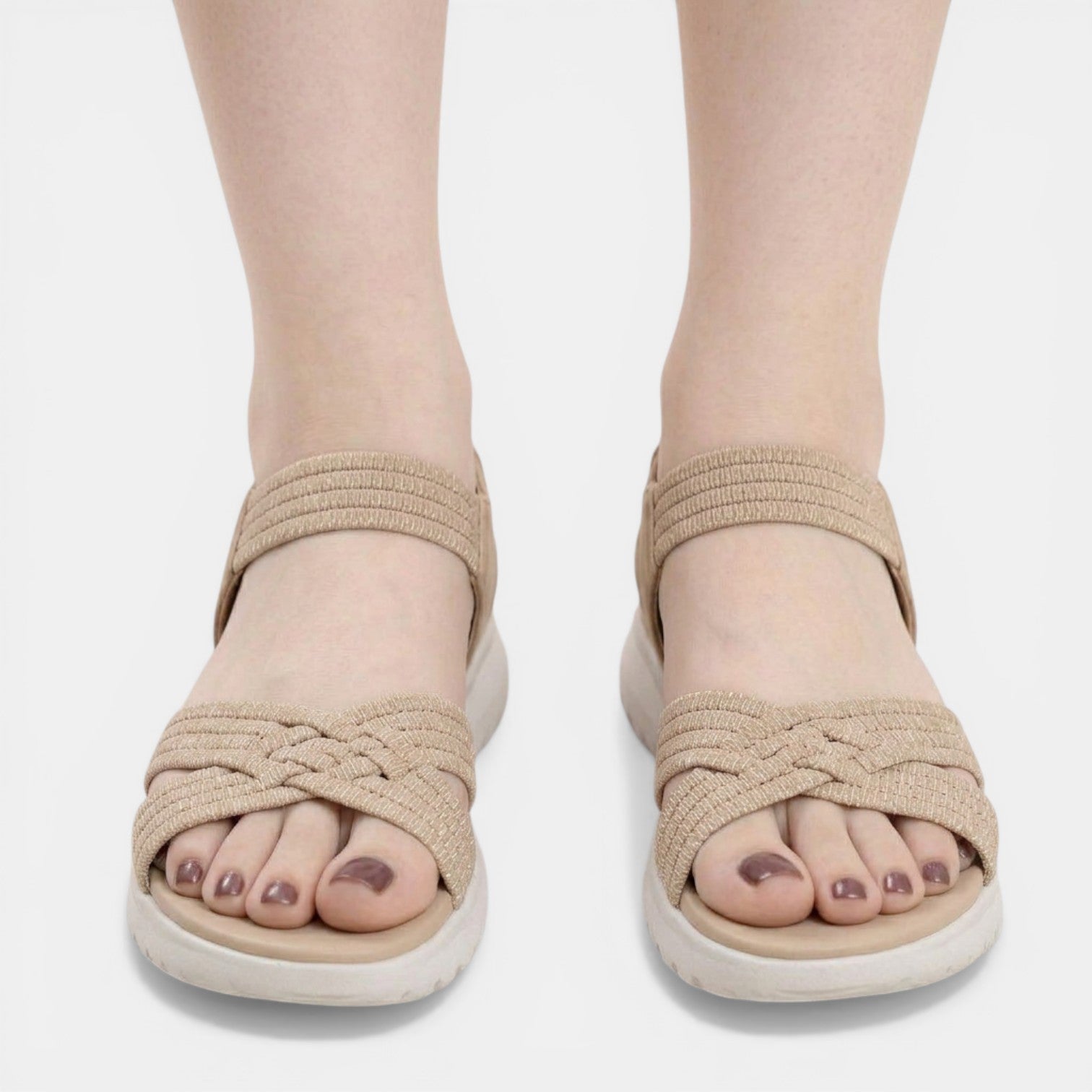Aurazio Sandali Elastici Ortopedici Comfort Estremo per Donna