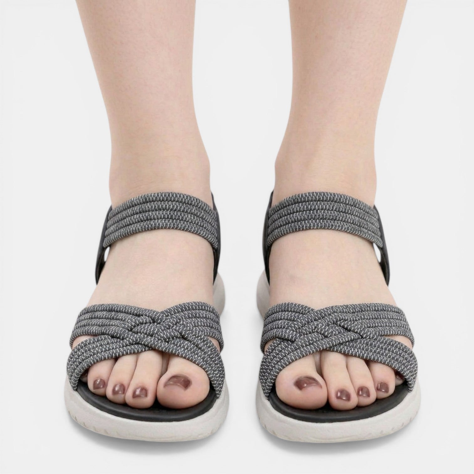 Aurazio Sandali Elastici Ortopedici Comfort Estremo per Donna