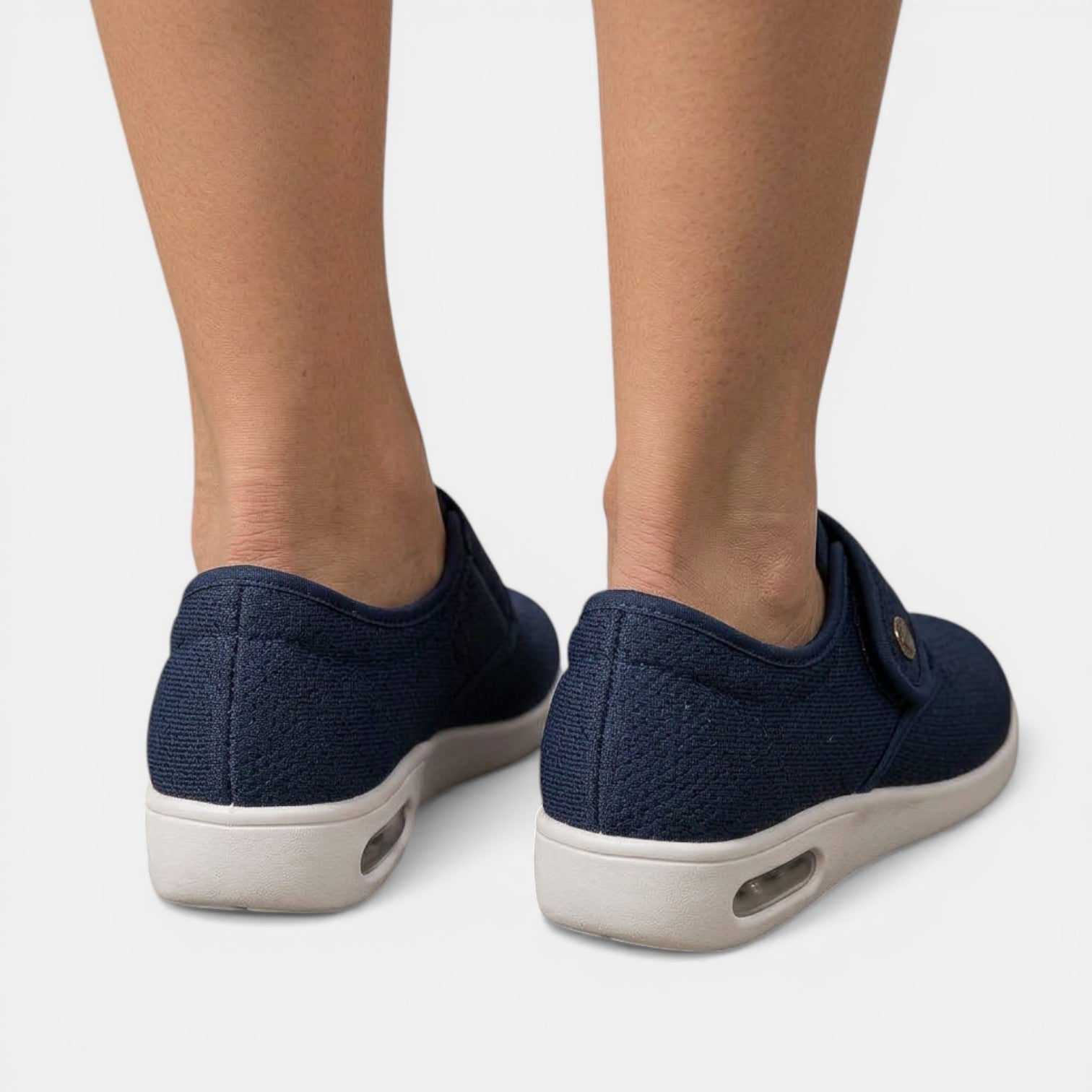 Aurazio Ciabatte Velcro Ortopediche Suola Morbida per Donna