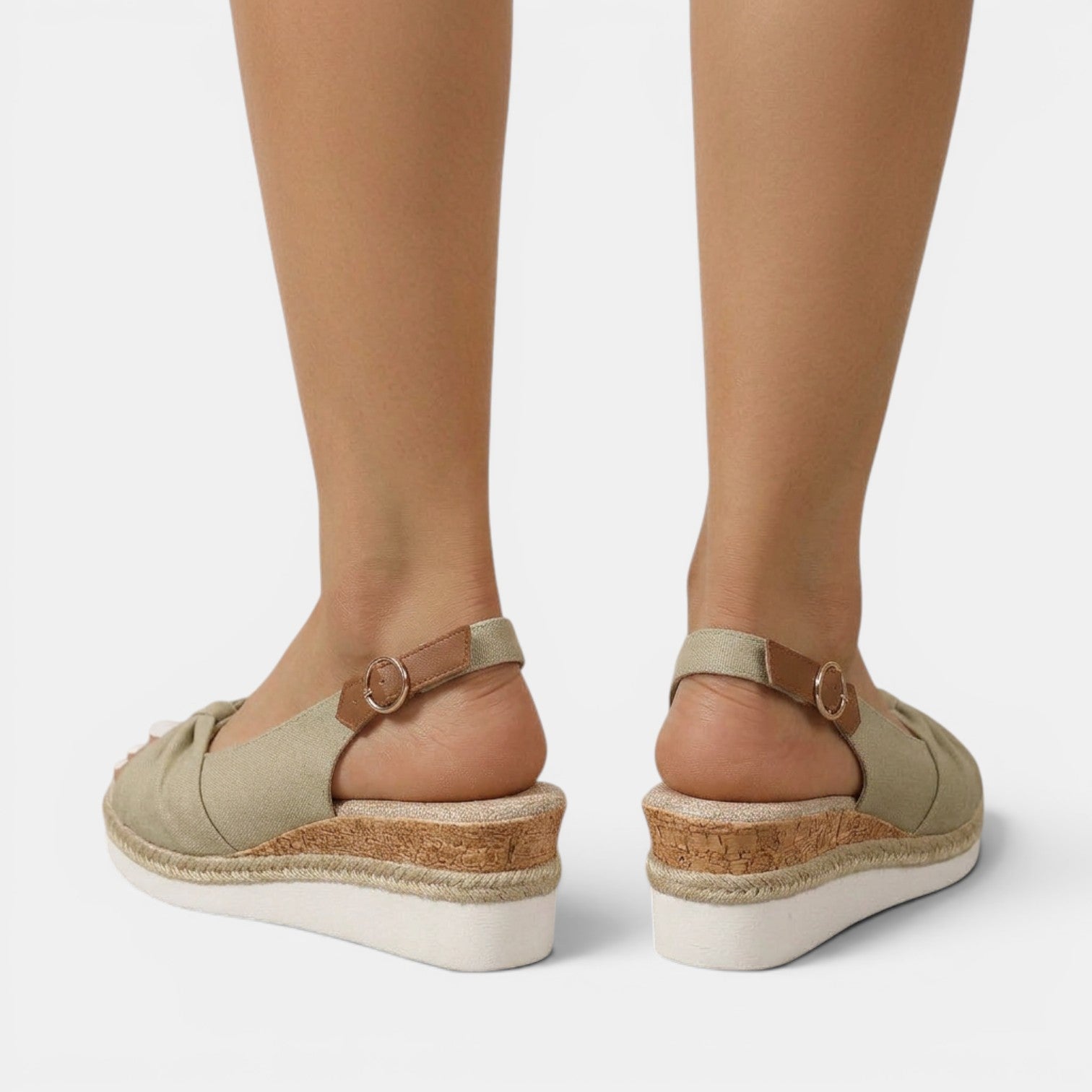 Aurazio Sandali Espadrillas Zeppa Ortopedici Estivi per Donna