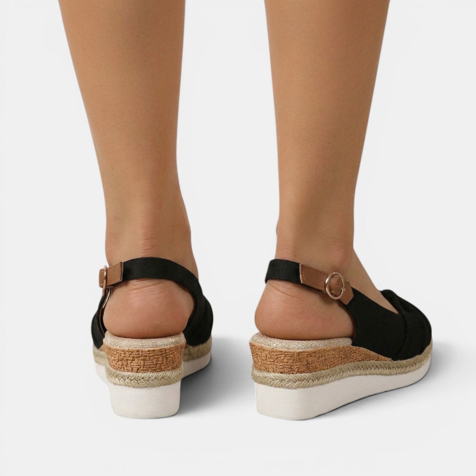 Aurazio Sandali Espadrillas Zeppa Ortopedici Estivi per Donna