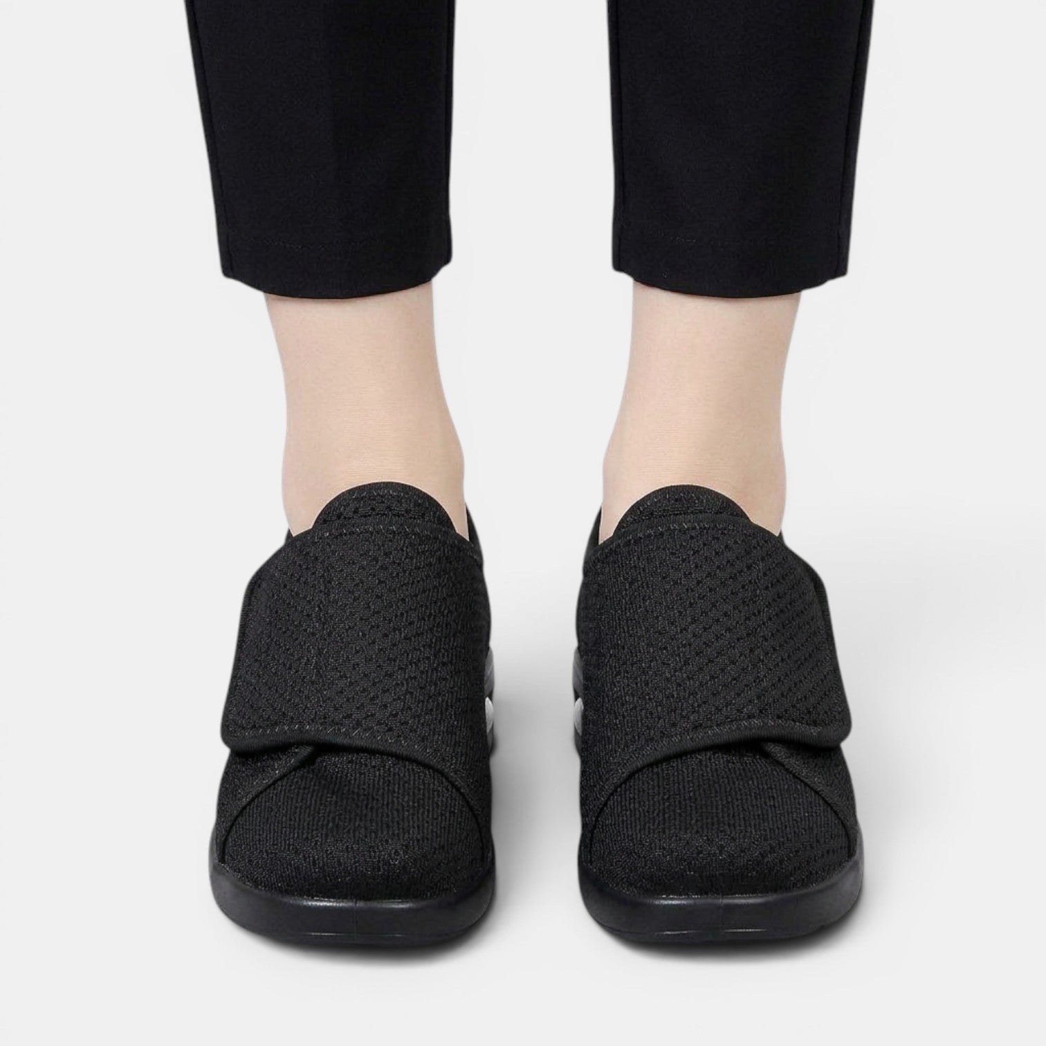 Aurazio Pantofole Velcro Antiscivolo Ortopediche per Donna