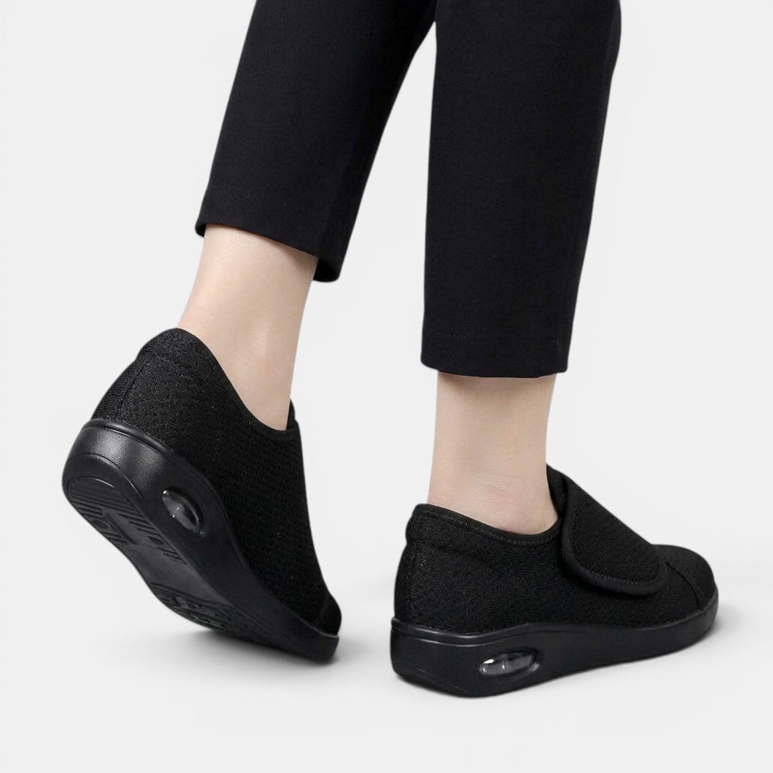 Aurazio Pantofole Velcro Antiscivolo Ortopediche per Donna