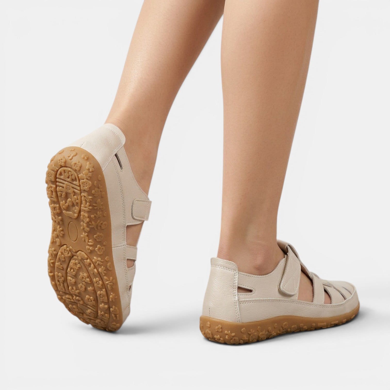 Aurazio Sandali Velcro Ortopedici Regolazione Totale per Donna