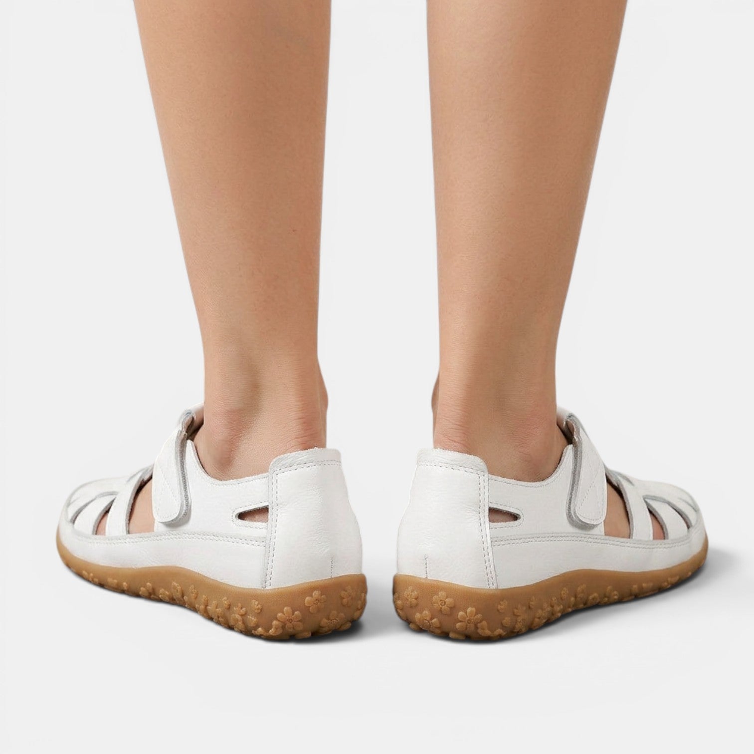 Aurazio Sandali Velcro Ortopedici Regolazione Totale per Donna