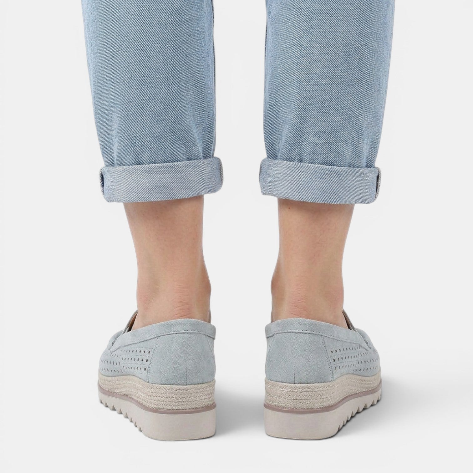 Aurazio Scarpe Zeppa Platform Ortopediche Tacco Nascosto per Donna