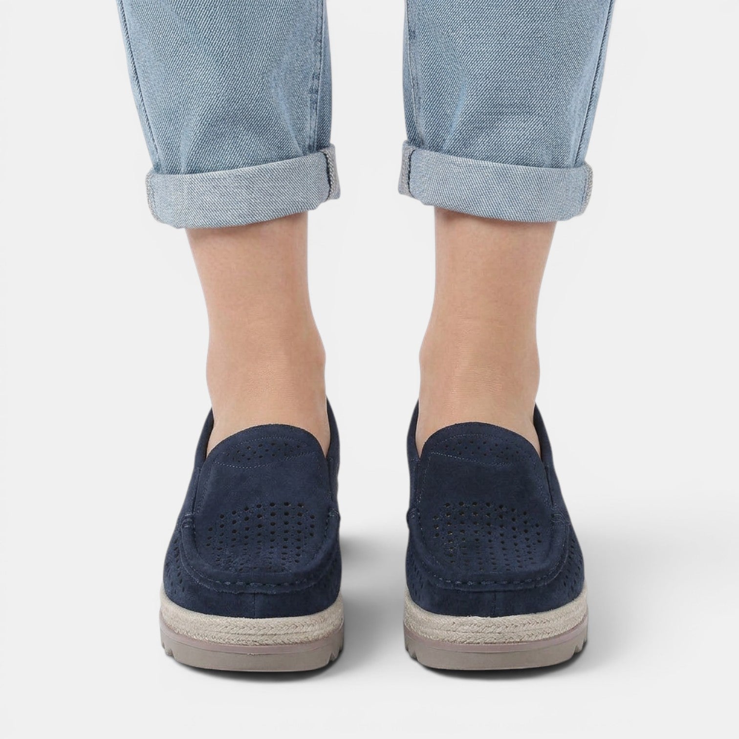 Aurazio Scarpe Zeppa Platform Ortopediche Tacco Nascosto per Donna