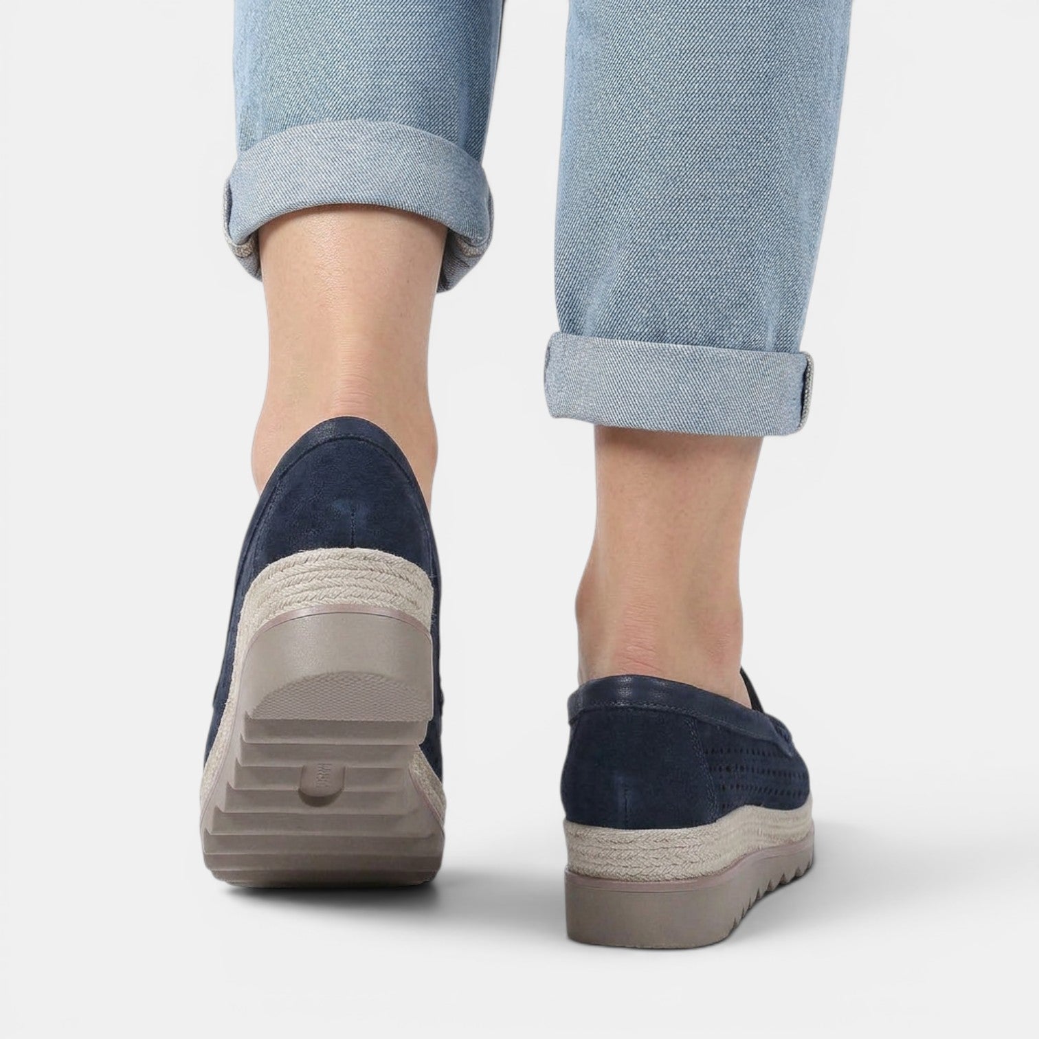 Aurazio Scarpe Zeppa Platform Ortopediche Tacco Nascosto per Donna