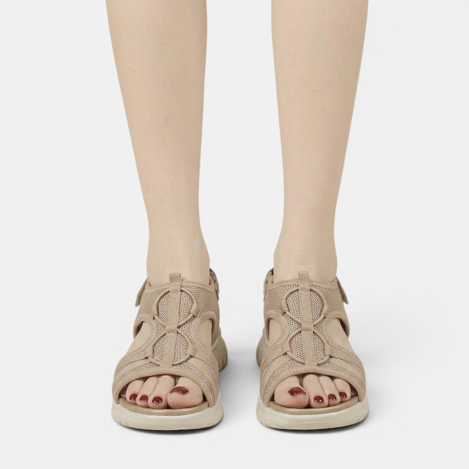 Sandali Donna Platform Comodi Cinturino Doppio Estivi