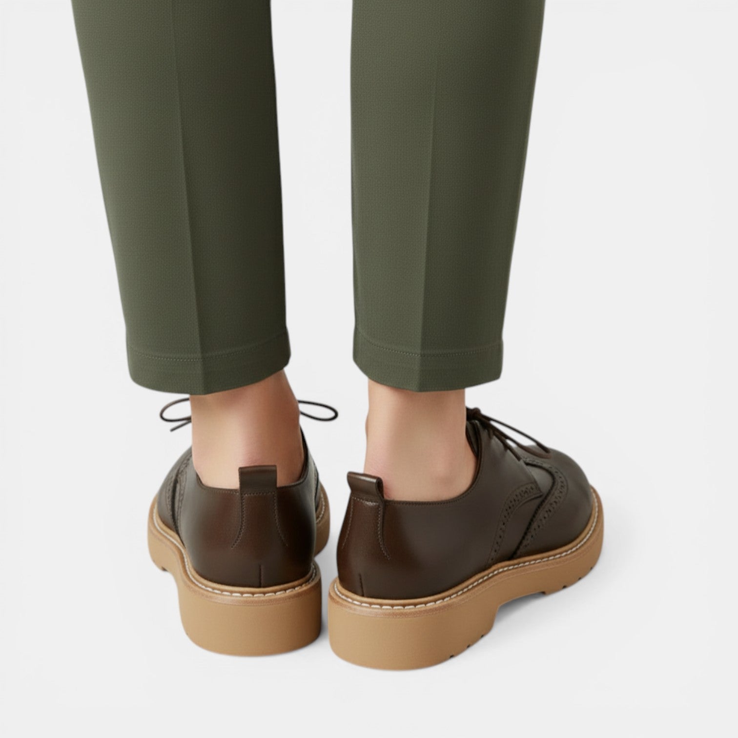Aurazio Stringate Oxford Ortopediche Suola Tecnica per Donna