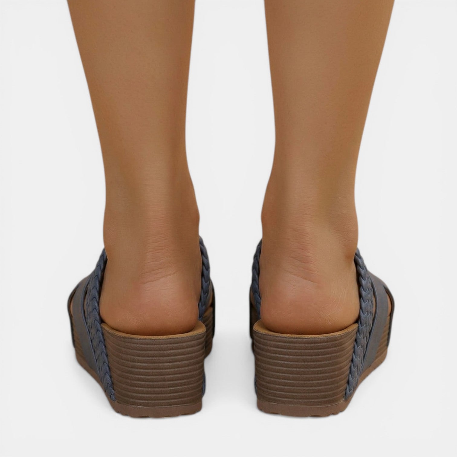 Aurazio Sandali Cinturini Incrociati Suola Comfort per Donna