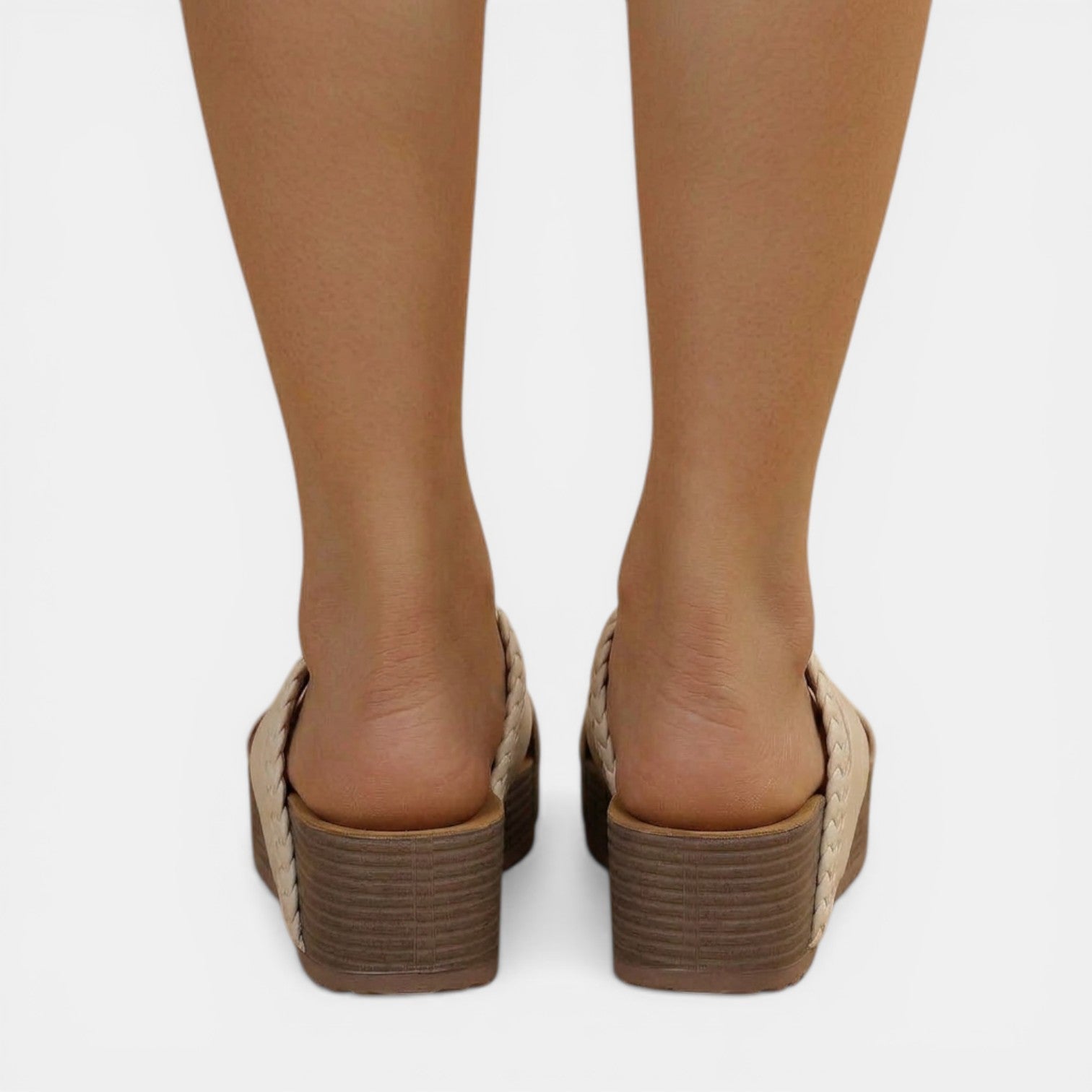 Aurazio Sandali Cinturini Incrociati Suola Comfort per Donna