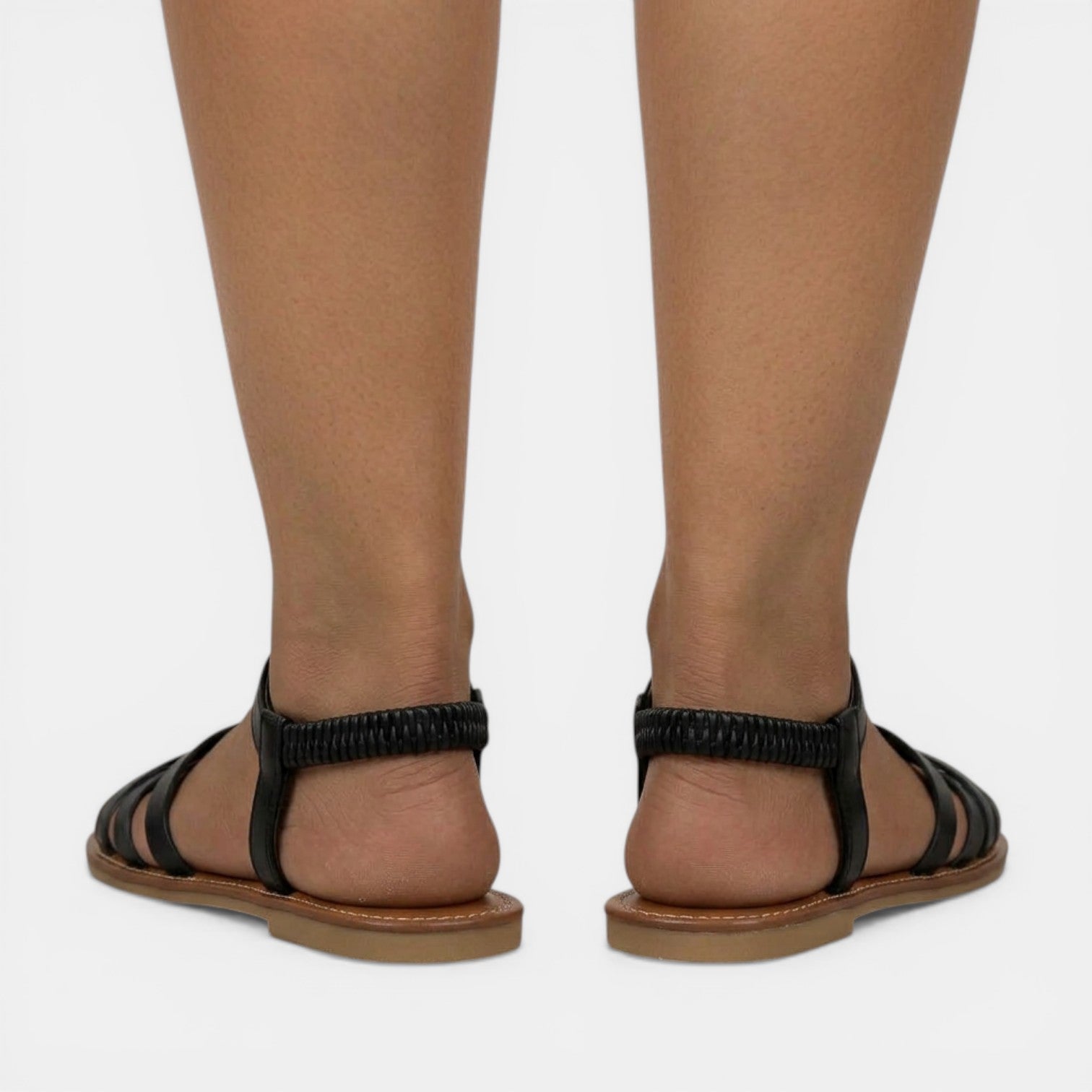 Aurazio Sandali Piatti Multi-Cinturini Costrizione Zero per Donna