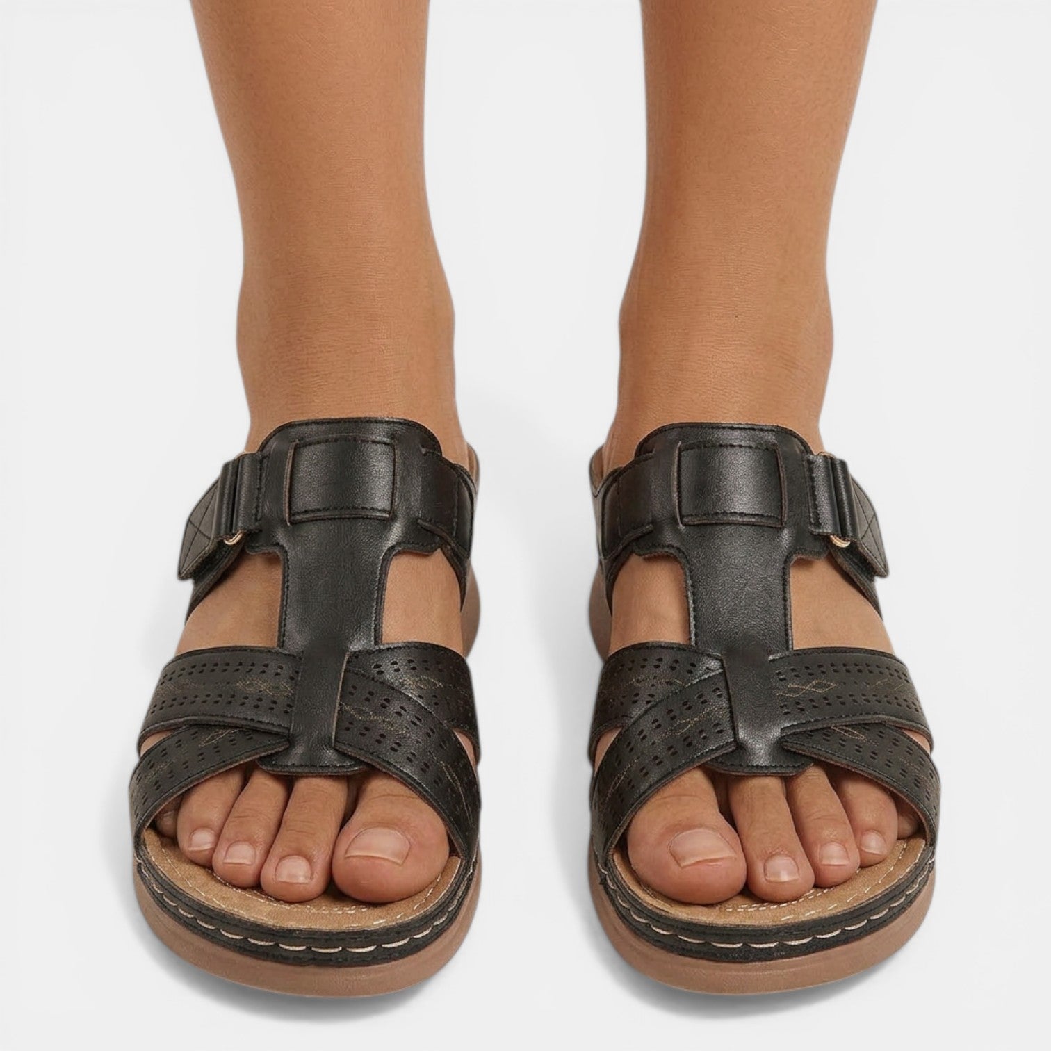 Aurazio Sandali Ortopedici Comfort Footbed Anatomica per Donna